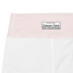 Pale Pink Yoga Capri Leggings | Pretty in Pink Capri Leggings, lioness-love