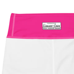 Fuchsia Pink Yoga Capri Leggings | Exercise Capri Leggings, lioness-love