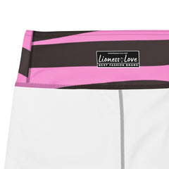 Pink and Black Zebra Yoga Capri Leggings | Fitness Leggings, lioness-love