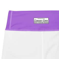 Purple Haze Yoga Capri Leggings | Exercise Leggings, lioness-love