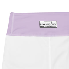 Yoga Capri Lavender Leggings, lioness-love