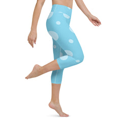 Baby Blue Yoga Capri Leggings | Capri Leggings Activewear, lioness-love