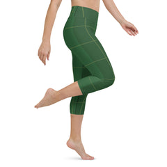 Herringbone Yoga Capri Leggings | Fitness Leggings, lioness-love