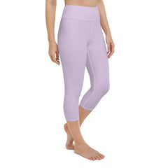 Yoga Capri Lavender Leggings, lioness-love