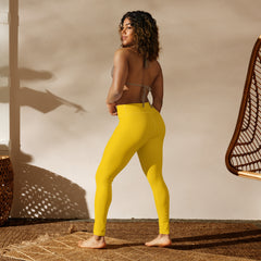 Yoga Yellow Leggings, lioness-love