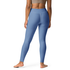 Solid Yoga Leggings Blue Steel, lioness-love