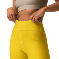 Yoga Yellow Leggings, lioness-love