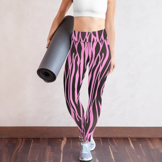Purple and Black Zebra leggings, lioness-love