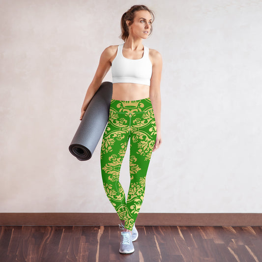 Green Royalty Leggings, lioness-love