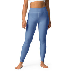 Solid Yoga Leggings Blue Steel, lioness-love