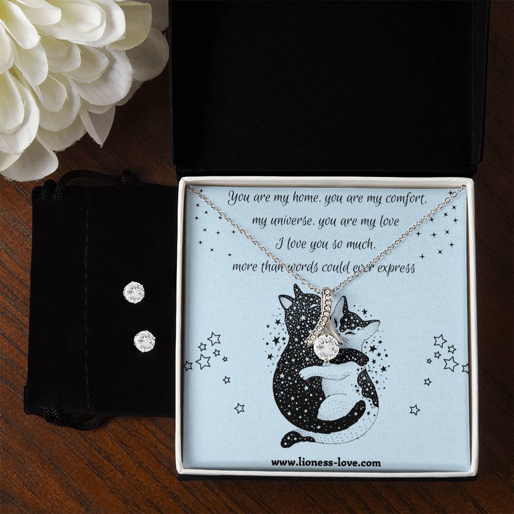 Necklace and Cubic Zirconia Alluring Gift Set for the love in your life