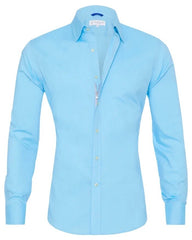 Long Sleeve Shirt With Button Design Fashion Lapel Tops For Mens Clothing