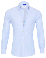 Long Sleeve Shirt With Button Design Fashion Lapel Tops For Mens Clothing