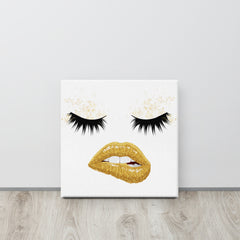 Eyes and Lips Modern Canvas