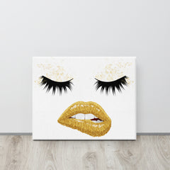Eyes and Lips Modern Canvas