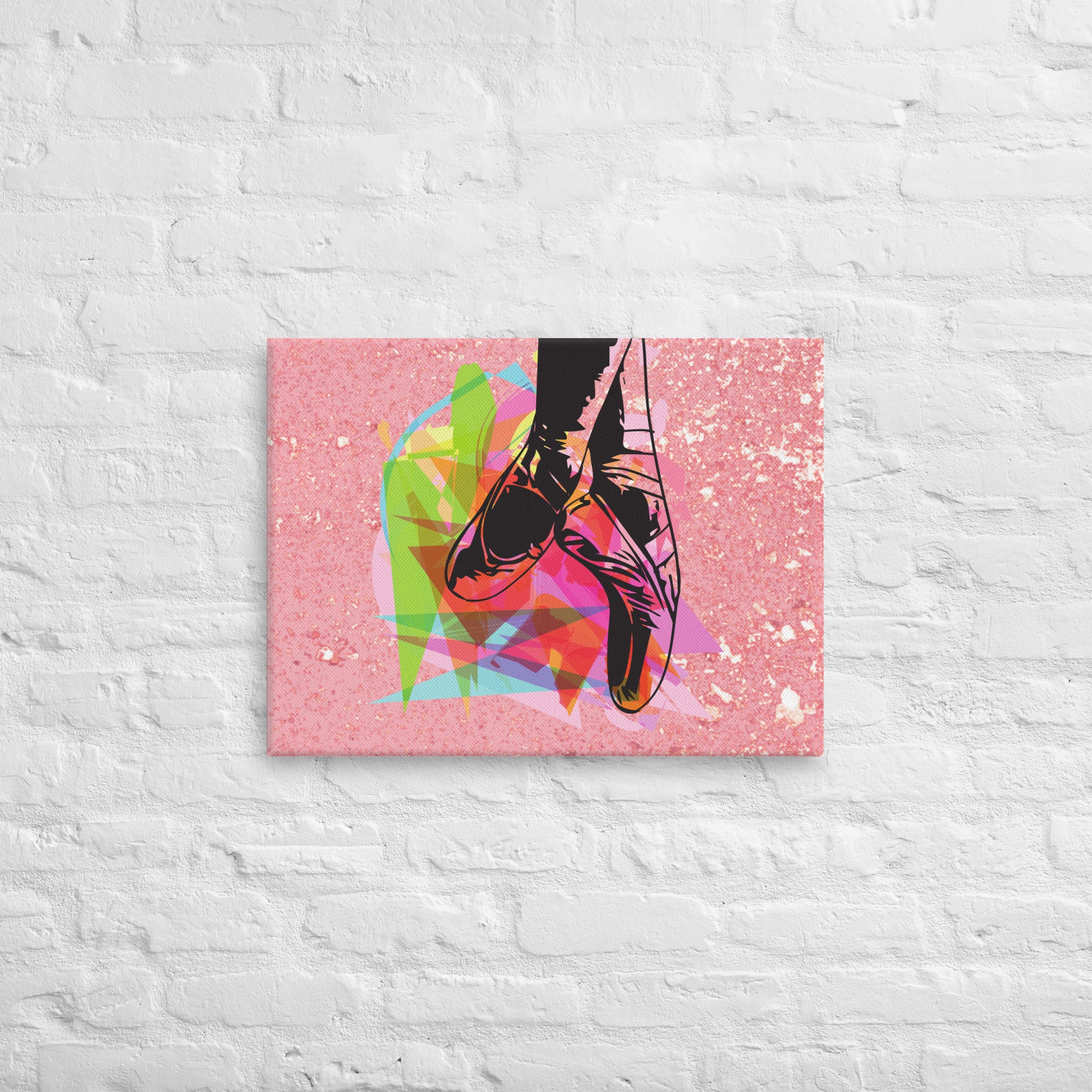 Ballerina Colorful Canvas