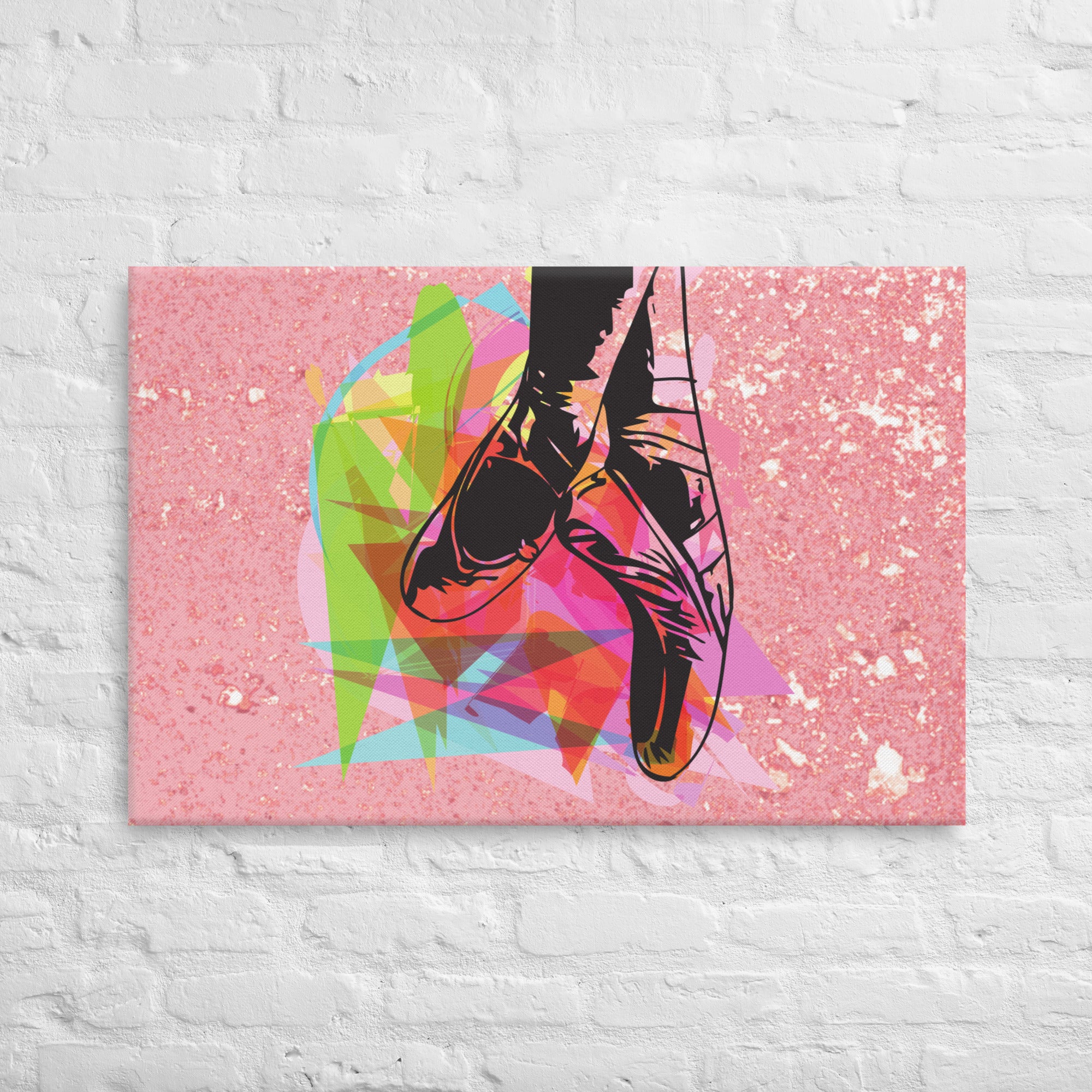Ballerina Colorful Canvas