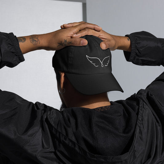 Angel Wings Embroidered Dad Hat Elevate Your Style, lioness-love