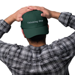 Thinking Cap embroidered dad hat