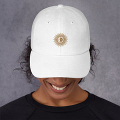 Sun Moon embroidered dad hat