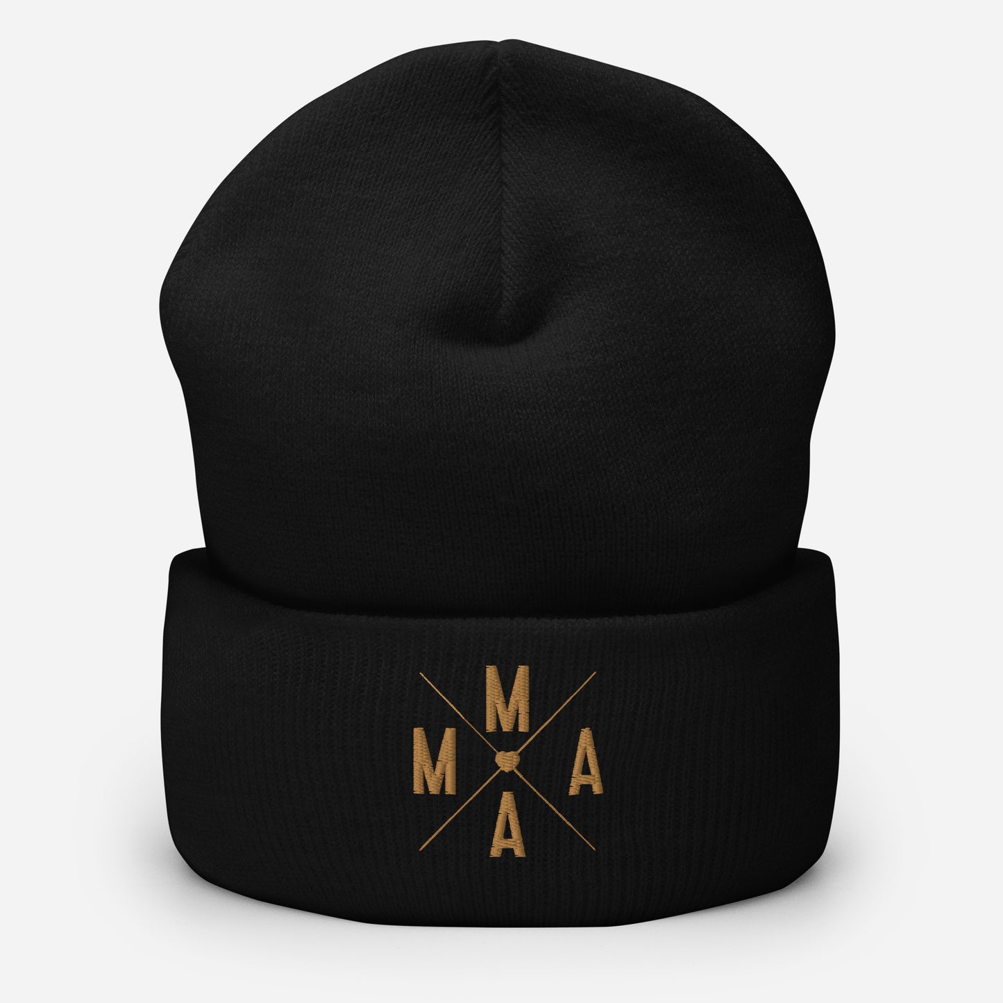 Mama Embroidered Cuffed Beanie, lioness-love