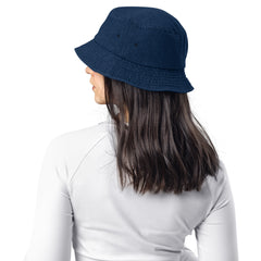 "Sunrise Stitch: Embrace the Day in our Embroidered Denim Bucket Hat", lioness-love