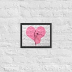 Dancer in Heart Framed poster