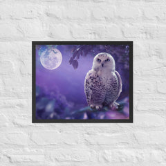Moonlight Owl Framed poster
