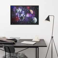 Astronomy Galaxy Framed poster