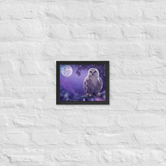 Moonlight Owl Framed poster
