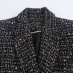 Elegant Texture Double-Breasted Suit Jacket – Redefining Style & Sophistication