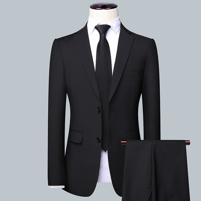 Casual Men's Suit Set Slim Fit Formal Groom Wedding Dress 7