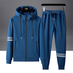 Men's Casual Sports Pure Cotton Hooded Sweater Trousers Two-piece Set casual active wear Tracksuit Casual jogging suit