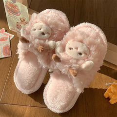 Home Bedroom Soft Thermal Soft Soled Confinement Shoes Comfortable Indoor cotton slippers Cozy Footwear Warm Cotton Slippers