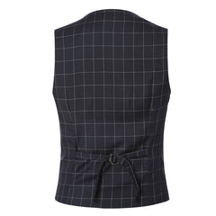 Korean Men's Formal Suit V-necked Vest 11