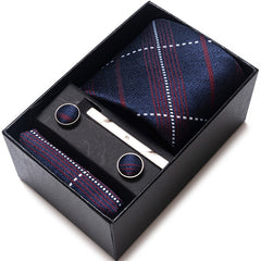 Formal Jacquard Yarn-dyed Business Professional Tie 14