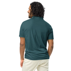 Men’s Slim Fit Polo Shirt Dark Teal, lioness-love