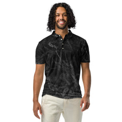 Men’s Slim Fit Polo Shirt Sexy Black, lioness-love