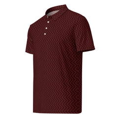 Men’s Slim Fit Polo Shirt Burgundy design, lioness-love