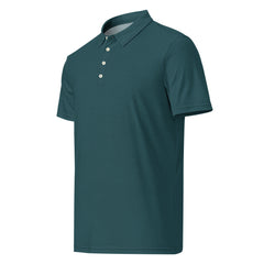 Men’s Slim Fit Polo Shirt Dark Teal, lioness-love