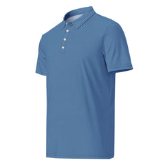 Men’s Slim Fit Polo Shirt Elegant Blue, lioness-love