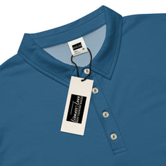 Men’s Slim Fit Polo in Dark Teal, lioness-love