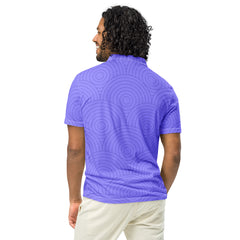 Men’s Slim Fit Polo Shirt, Purple Designer, lioness-love