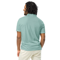 Men’s Slim Fit Polo Shirt in Sea Green, lioness-love