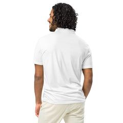 Men’s Slim Fit Polo in White, lioness-love