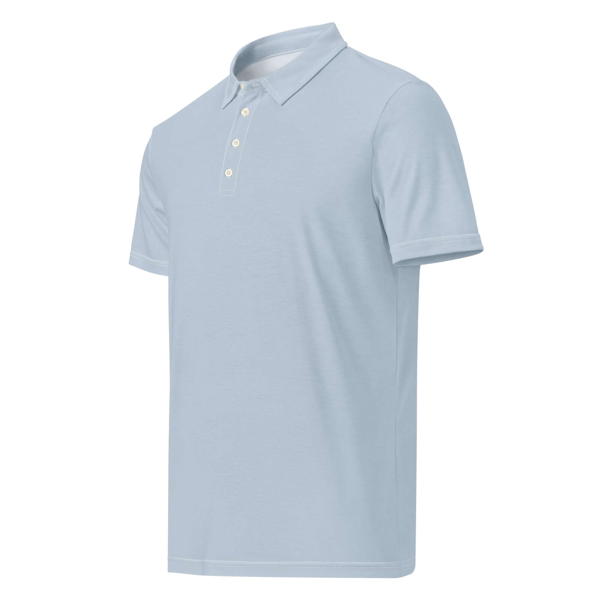 Men’s Slim Fit Polo in Light Blue, lioness-love