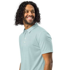 Men’s Slim Fit Polo in Light Green, lioness-love