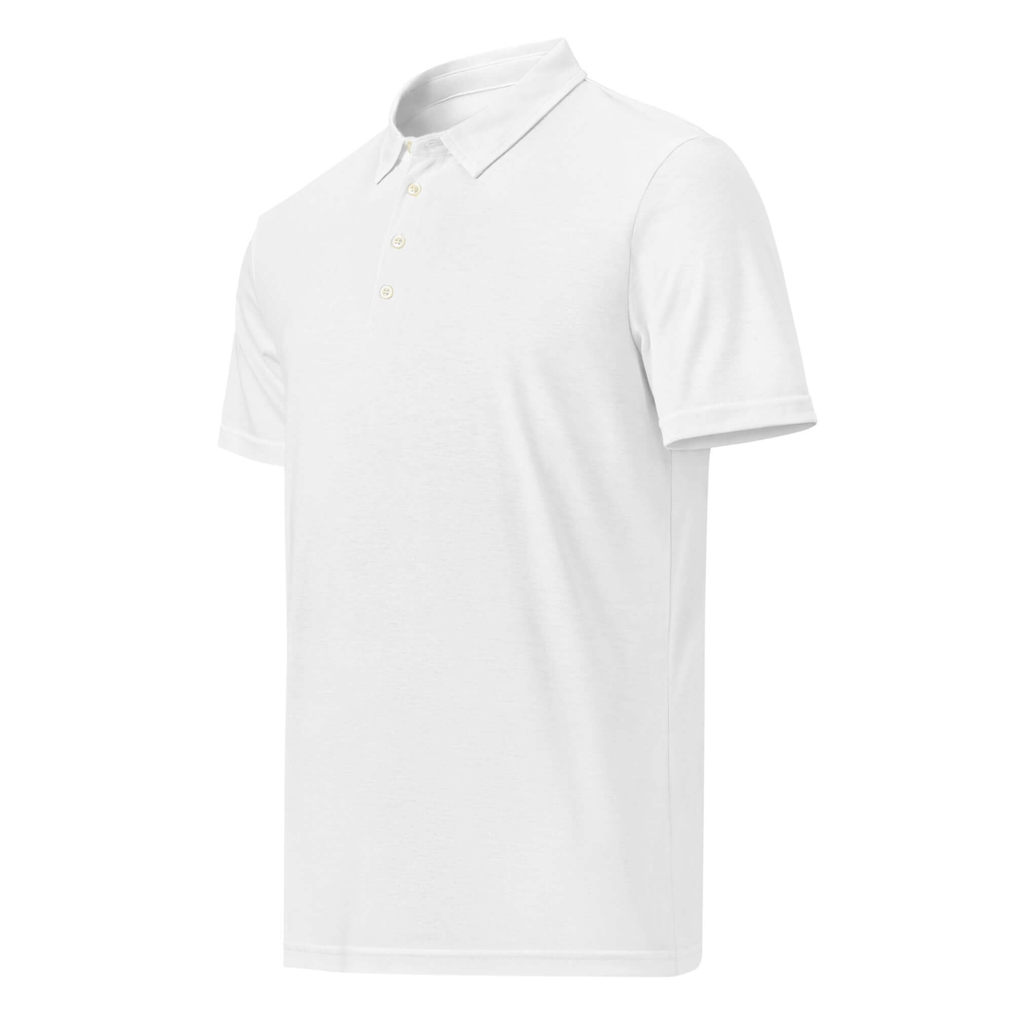 Men’s Slim Fit Polo in White, lioness-love