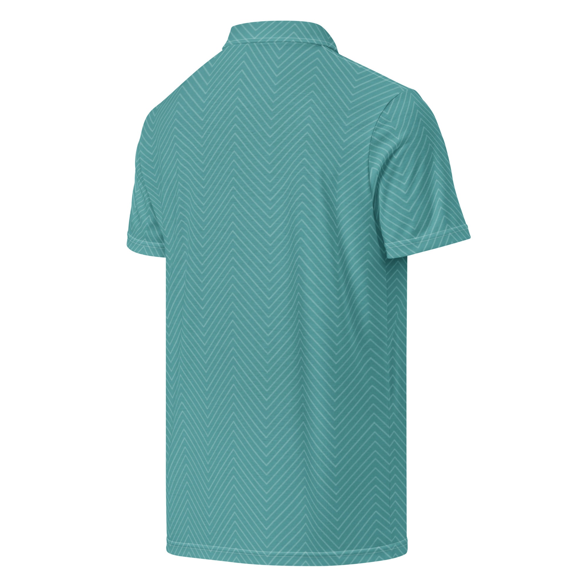 Men’s Slim Fit Polo Shirt in Teal, lioness-love