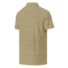 Men’s Slim Fit Polo Shirt Gold Print, lioness-love